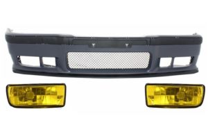 Bara Fata M compatibila cu BMW Seria 3 E36 M3 Look cu Proiectoare Ceata Galbene