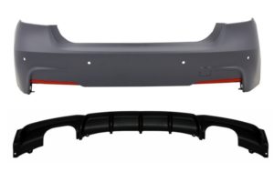 Bara Spate cu Dubla Evacuare compatibila cu BMW Seria 3 F30 2011-up M-Performance