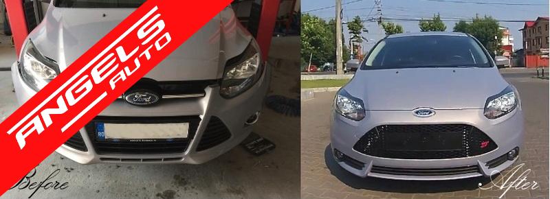 Bara Fata compatibila cu Ford Focus 3 MK3 (2011-2014) ST Design - imagine 6