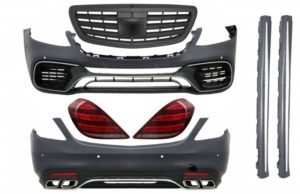 Pachet Kit compatibil cu Mercedes S-Class W222 Facelift 2013+ AMG Design Black