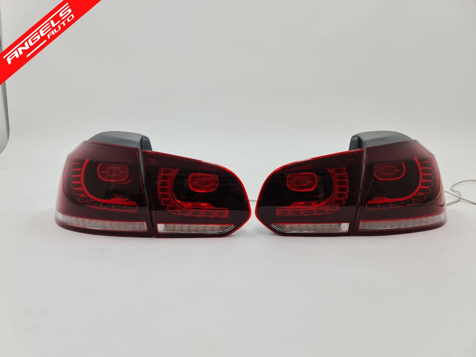 Stopuri FULL LED compatibile cu VW Golf 6 2008+ R20 Design Semnal Secvential Dinamic - imagine 2