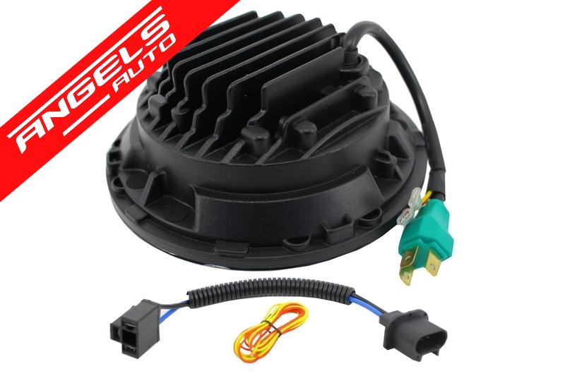 Faruri Full LED compatibile cu Jeep Wrangler JK 07-17 compatibile cu Mercedes G-Class W463 - imagine 7