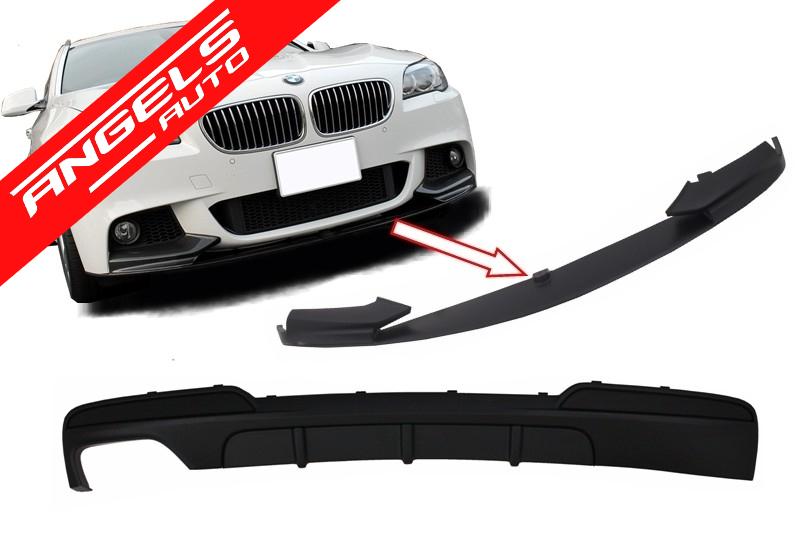 Ansamblu Difuzor cu Prelungire bara fata compatibil cu BMW F10 F11 Seria 5 11-13 - imagine 8