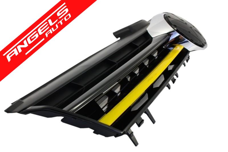 Faruri compatibile cu Golf 7 3D Semnal LED + Grila 2012-2017 R400 Design Galben - imagine 6