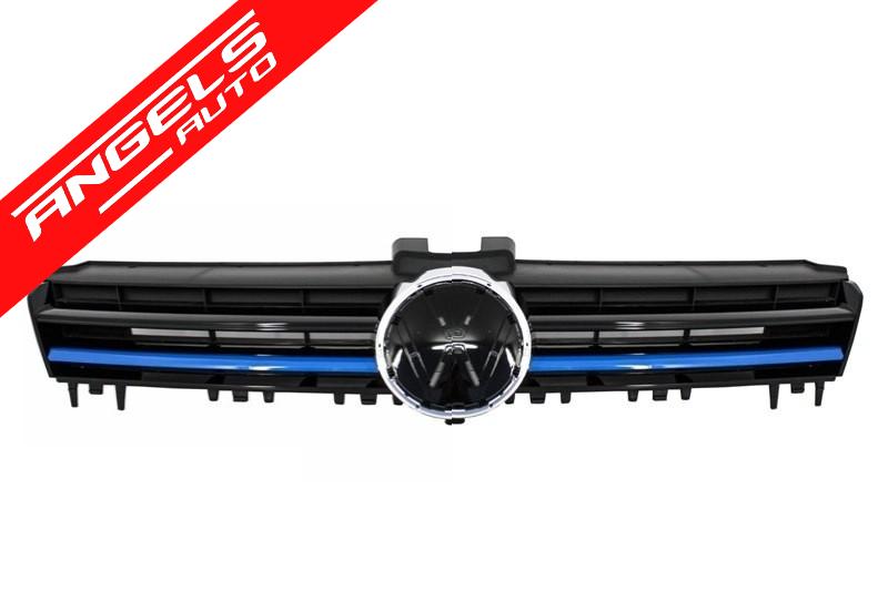 Faruri compatibile cu Golf 7 3D Semnal LED + Grila 2012-2017 GTE Albastru - imagine 7