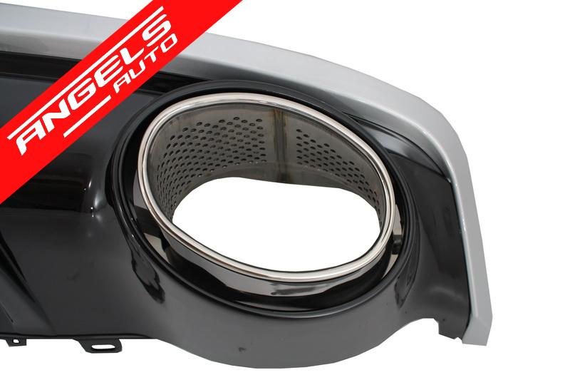 Difuzor Bara Spate compatibil cu Audi A7 4G Facelift (2015-2018) RS7 Design - imagine 2