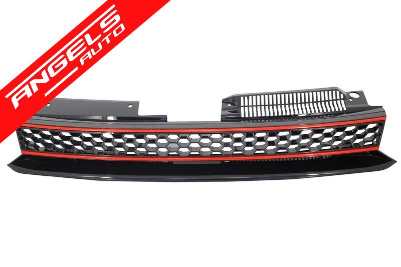 Grila Centrala compatibila cu Volkswagen compatibila cu VW compatibila cu Golf 6 VI 2008-2012 GTI Design