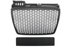 Grila compatibila cu Audi A4 B7 Facelift (2004-2008) RS4 Negru Mat