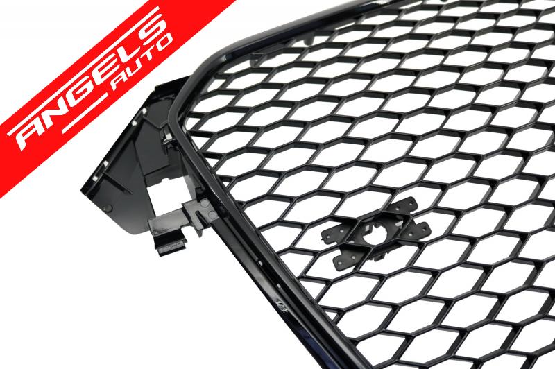 Grila RS compatibila cu Audi A4 B8 Facelift 2012-2015 RS4 Negru-Lucios - imagine 4