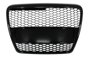 Grila compatibila cu Audi A6 4F C6 (2004-2011) RS Design Negru Lucios RS6