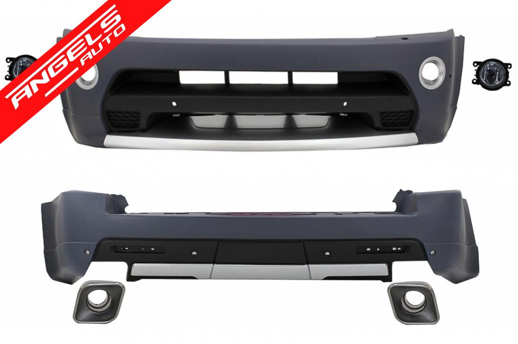 Pachet Facelift compatibil cu Range Rover Sport 09-13 Kit Autobiography Grile Negre - imagine 2