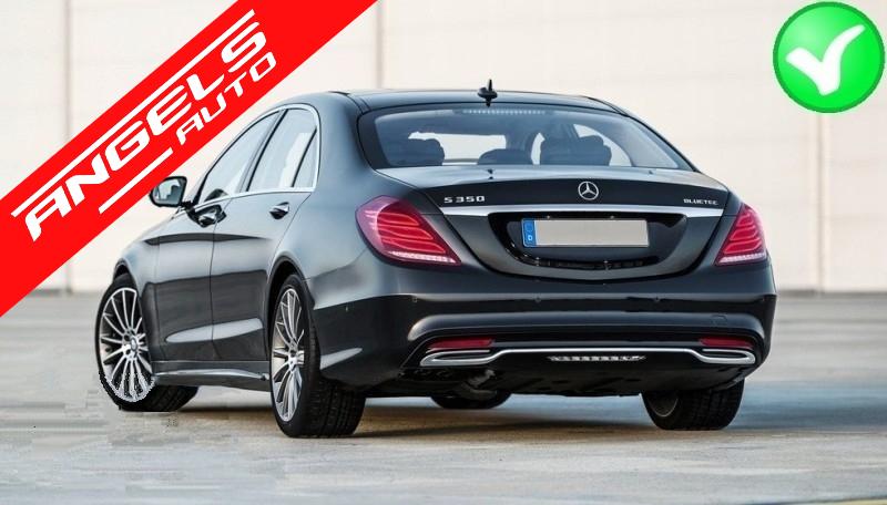 Bara Fata si Difuzor cu Tobe S63 AMG compatibile cu Mercedes W222 S-Class 2013-up - imagine 5