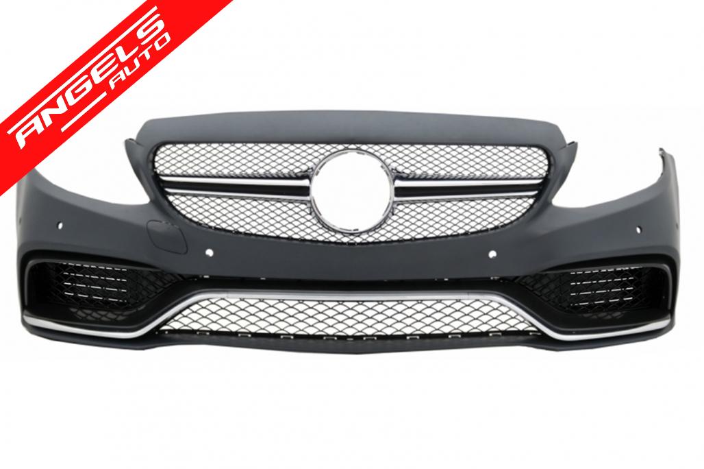 Pachet compatibil cu Mercedes C-Class W205 Sedan (2014-2018) Kit AMG C63 Design - imagine 2