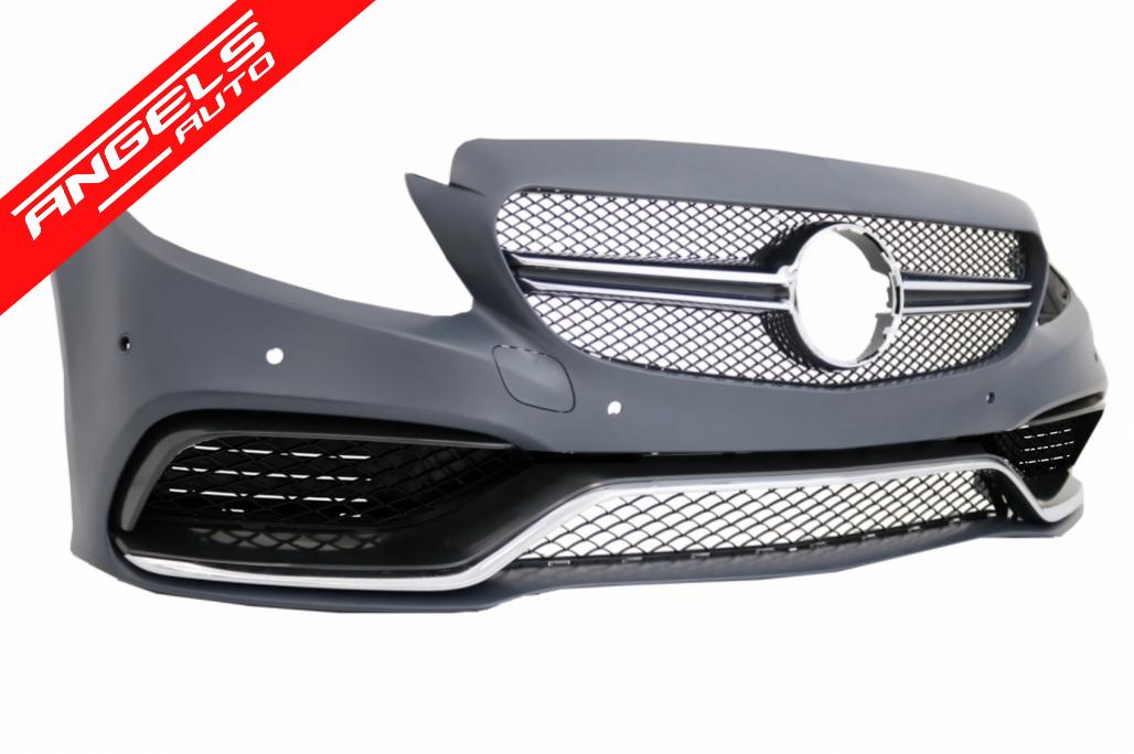 Pachet compatibil cu Mercedes C-Class W205 Sedan (2014-2018) Kit AMG C63 Design - imagine 3