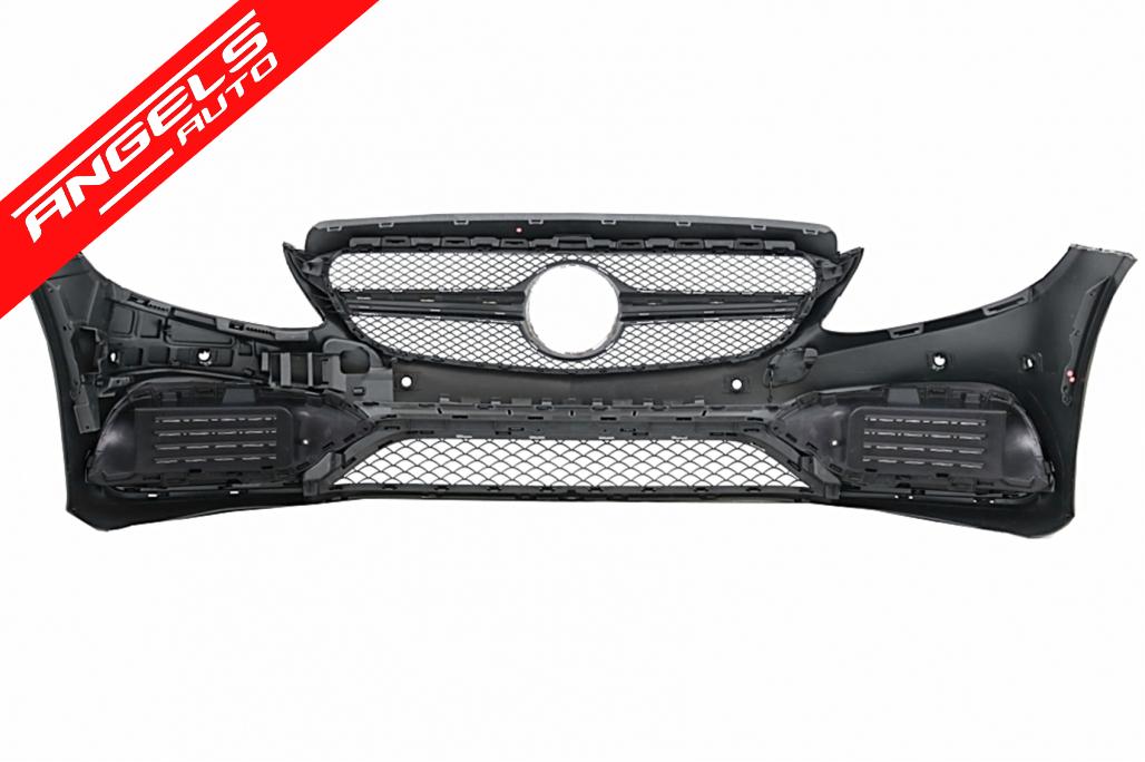 Pachet compatibil cu Mercedes C-Class W205 Sedan (2014-2018) Kit AMG C63 Design - imagine 4