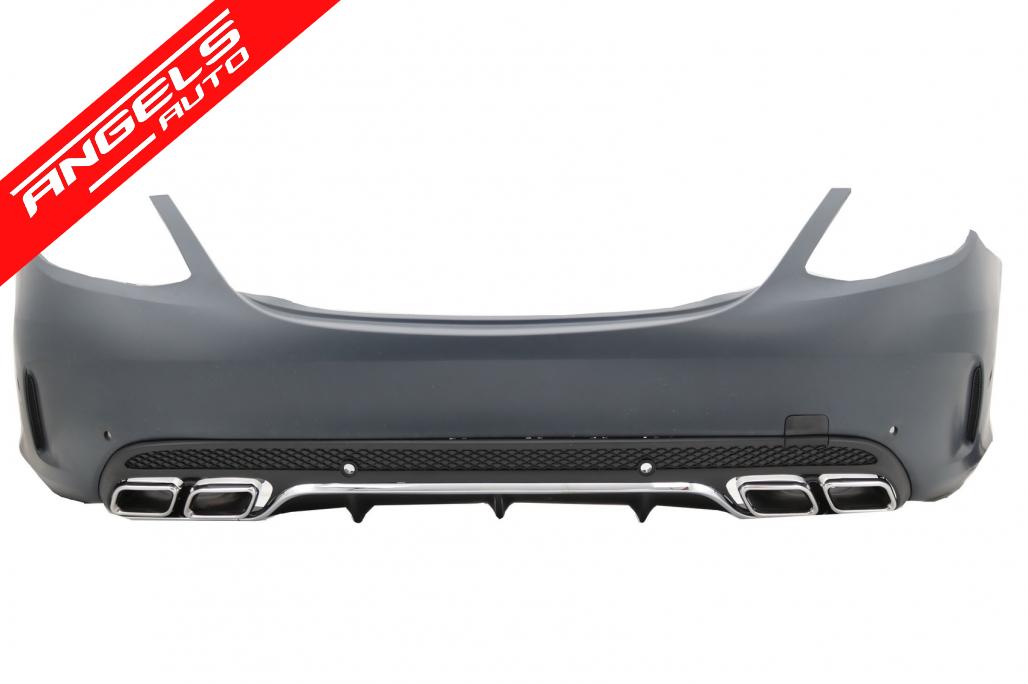 Pachet compatibil cu Mercedes C-Class W205 Sedan (2014-2018) Kit AMG C63 Design - imagine 6