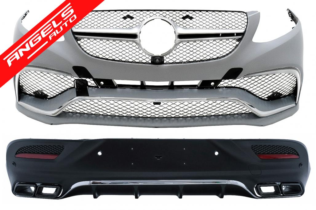 Pachet AMG compatibil cu Mercedes GLE Coupe C292 (2015-2019) Kit Tobe Negre