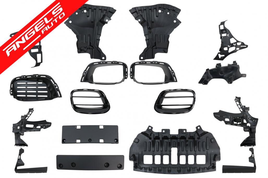 Pachet compatibil cu Mercedes W222 S-Class Facelift (2013-2020) Kit S63 AMG Design - imagine 5