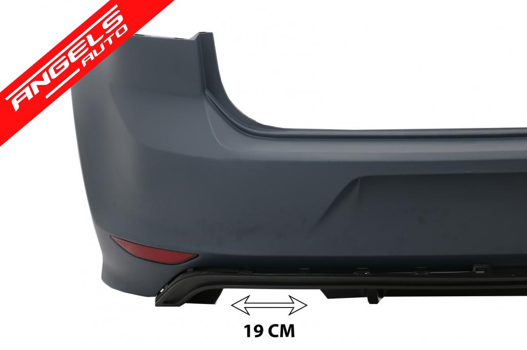 Pachet Exterior compatibil cu VW Golf 7 (2012-2017) Kit R-line Look - imagine 7