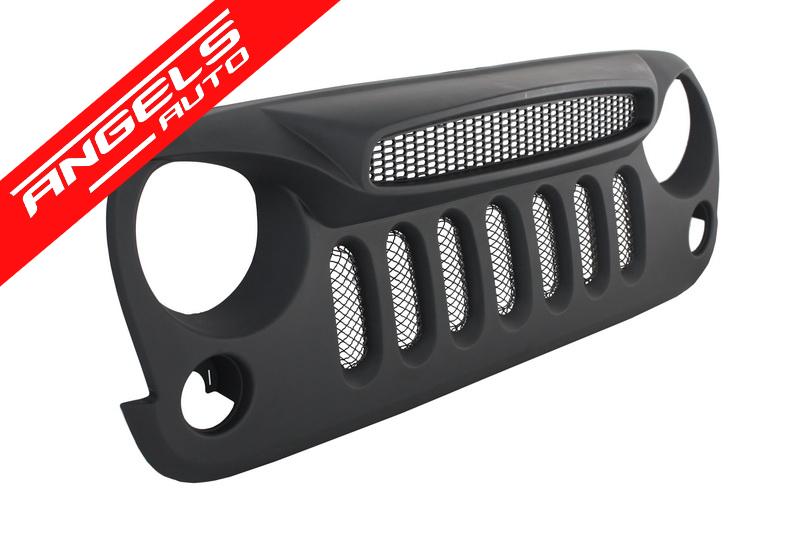 Grila Centrala si Faruri Bi-Xenon compatibila cu Jeep Wrangler / Rubicon JK (2007-2017) - imagine 4
