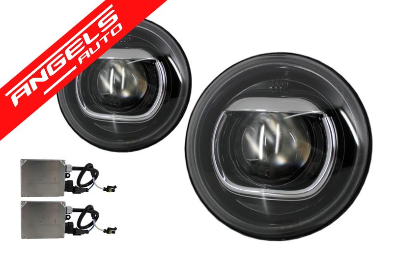 Grila Centrala si Faruri Bi-Xenon compatibila cu Jeep Wrangler / Rubicon JK (2007-2017) - imagine 5