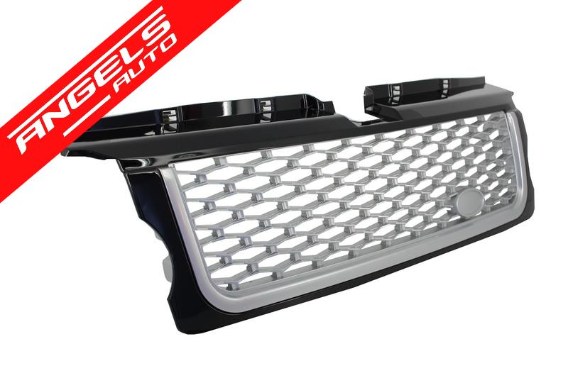 Grile compatibile cu Range Rover Sport 05-08 Autobiography Negru Argintiu - imagine 5