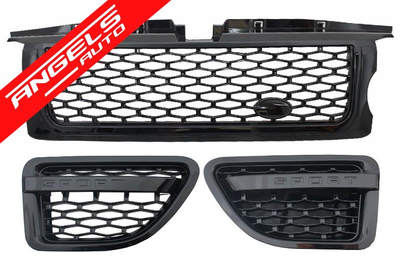 Grila Grile compatibila cu Range Rover Sport 2005-2008 Autobiography Piano Black