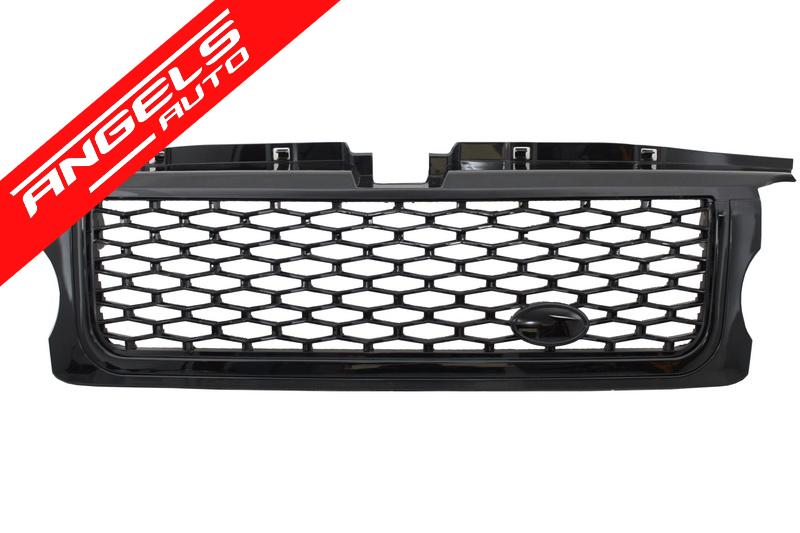 Grila Grile compatibila cu Range Rover Sport 2005-2008 Autobiography Piano Black - imagine 2