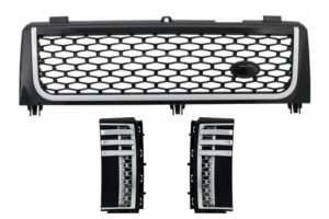 Grila Grile compatibila cu Range Rover Vogue L322 (2002-2006) NegruAutobiography
