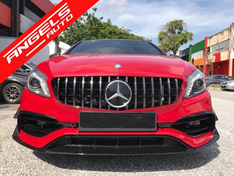 Grila compatibila cu Mercedes A-Class W176 2015-2018 45 AMG GT-R Panamericana - imagine 5
