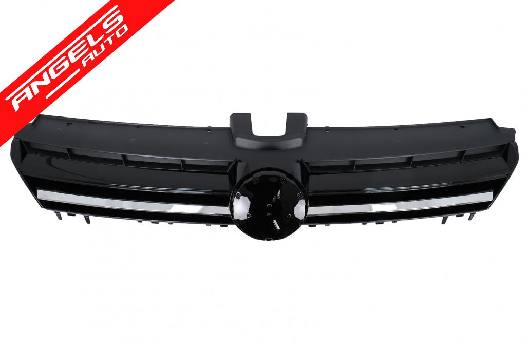 Grila Centrala compatibila cu VW Golf 7 VII 5G (2012-2017) R-Line Design Crom - imagine 3
