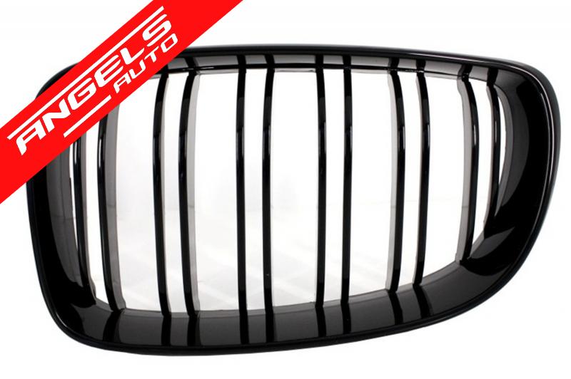 Grile compatibile cu BMW Seria 1 E87 M1 07-11 LCI facelift Negru Lucios Nari M Sport - imagine 2