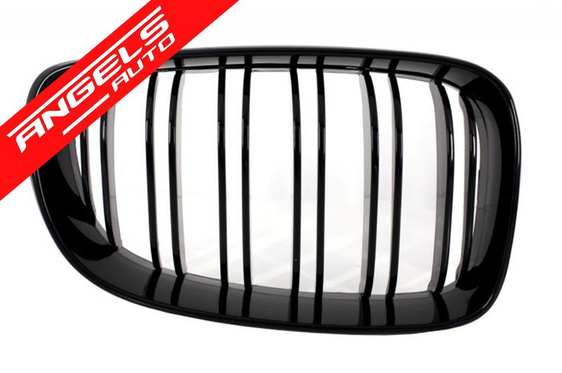 Grile compatibile cu BMW Seria 1 E87 M1 07-11 LCI facelift Negru Lucios Nari M Sport - imagine 3