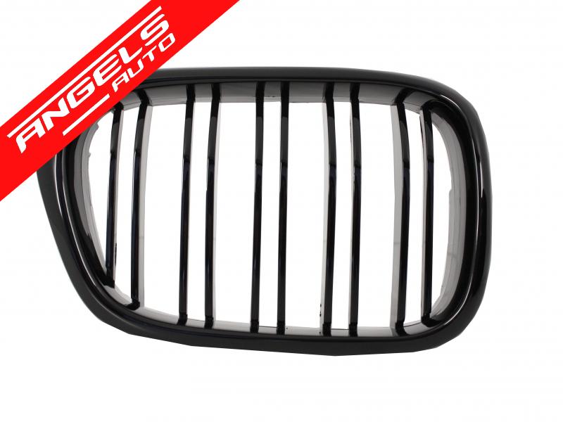 Grile Centrale Duble compatibile cu BMW Seria 5 E39 (1997-2003) Negru Lucios M-Design - imagine 4