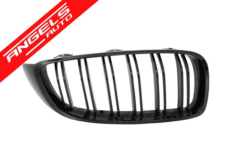 Grile compatibile cu Seria 4 F32 (2013-up) Piano Black M Design M Sport BMW - imagine 3