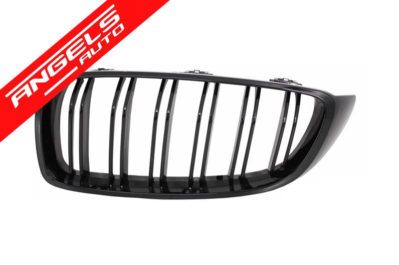 Grile compatibile cu Seria 4 F32 (2013-up) Piano Black M Design M Sport BMW - imagine 4