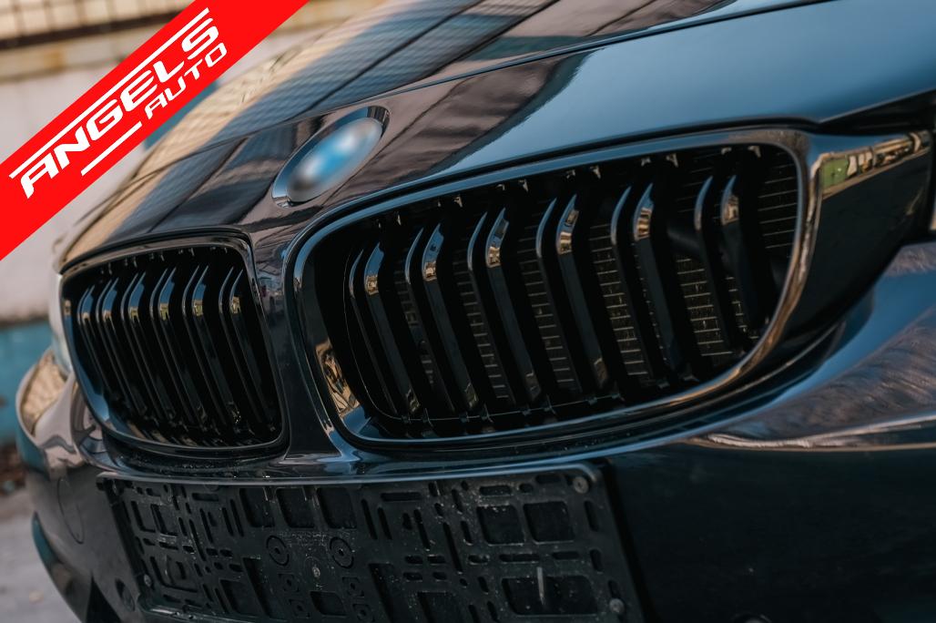 Grile compatibile cu Seria 4 F32 (2013-up) Piano Black M Design M Sport BMW - imagine 7