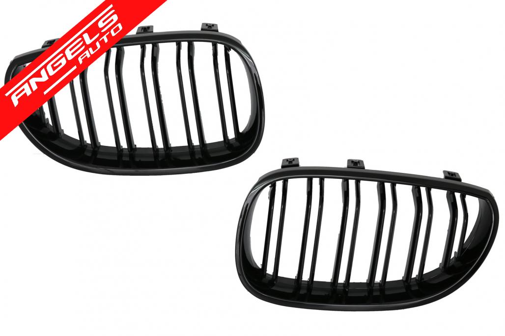 Grile compatibile cu BMW Seria 5 E60 2003-2009 Negru Lucios M Design Nari M Sport - imagine 2