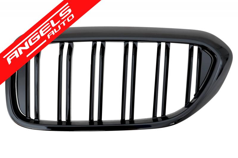 Grile compatibile cu BMW Seria 5 G30 G31 (2017-Up) Negru Lucios M Design - imagine 3