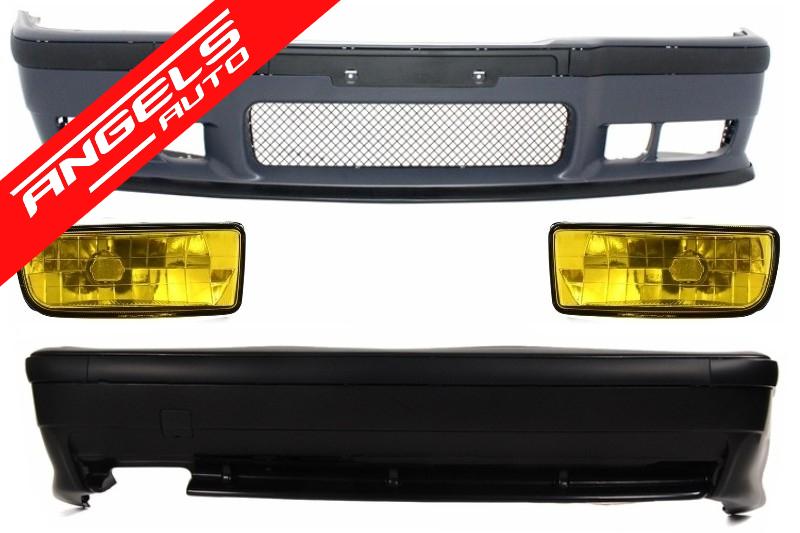 Pachet M M compatibil cu BMW Seria 3 E36 (1992-1998) Kit M3 Proiectoare Galbene