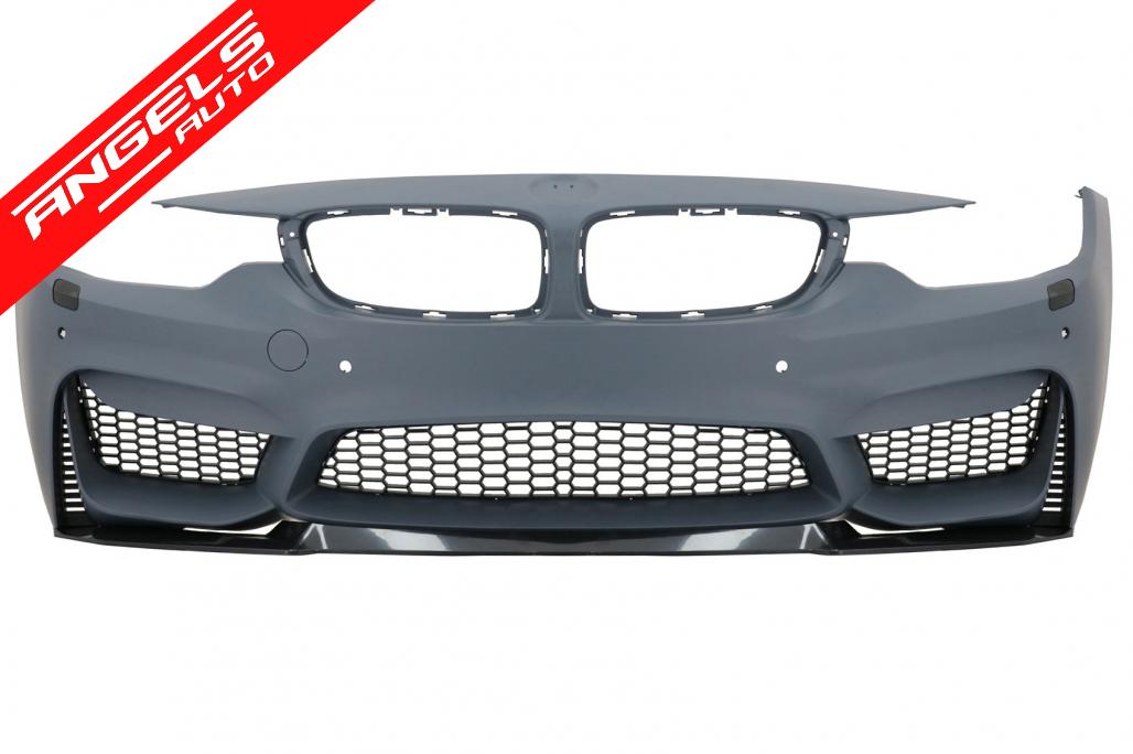 Pachet M compatibil cu BMW Seria 4 F32 F33 Coupe Cabrio 2013-up Kit M4 cu Tobe - imagine 2