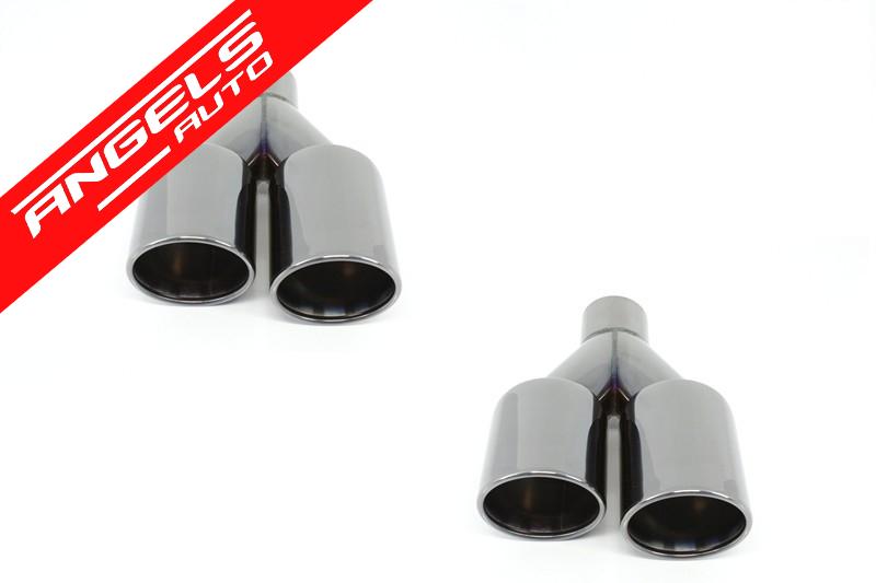 Pachet M compatibil cu BMW Seria 5 F10 2011-2014 M-Performance Tipsuri M-Power Negre - imagine 5