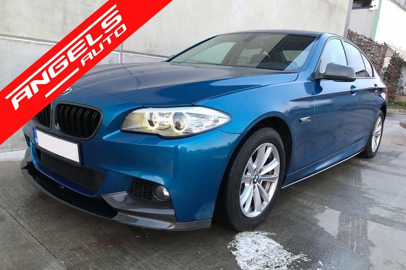 Pachet M compatibil cu BMW Seria 5 F10 2011-2014 M-Performance Tipsuri M-Power Negre - imagine 7