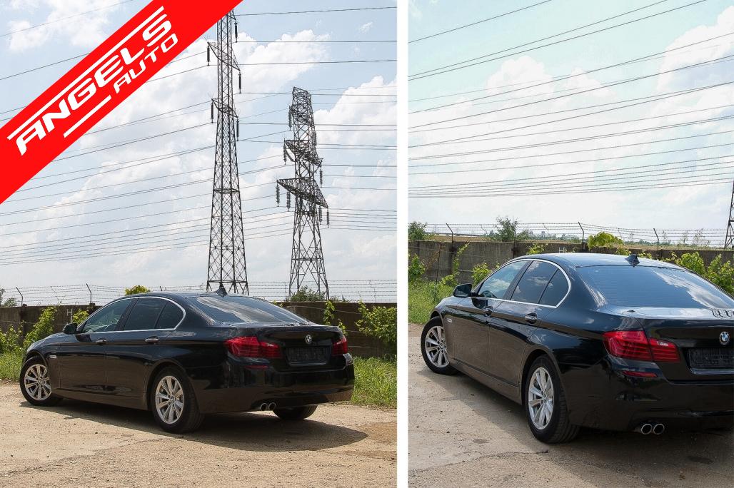 Pachet Exterior compatibil cu BMW F10 Seria 5 (2014-up) Facelift M-Technik Design - imagine 7