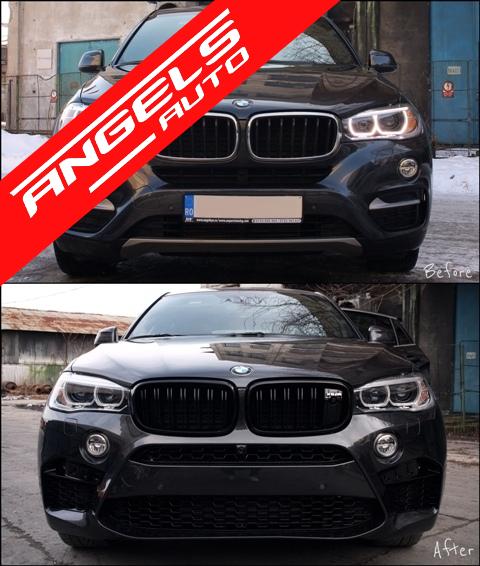 Pachet M Complet compatibil cu BMW X6 F16 2015-2020 Kit X6M - imagine 7