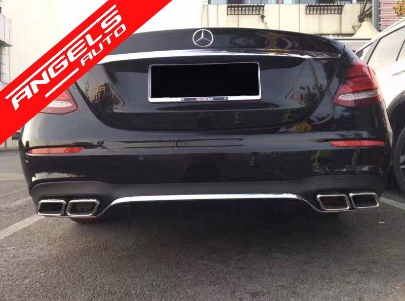 Pachet AMG compatibil cu Mercedes E-Class W213 2016-up Crom kit AMG Look - imagine 8