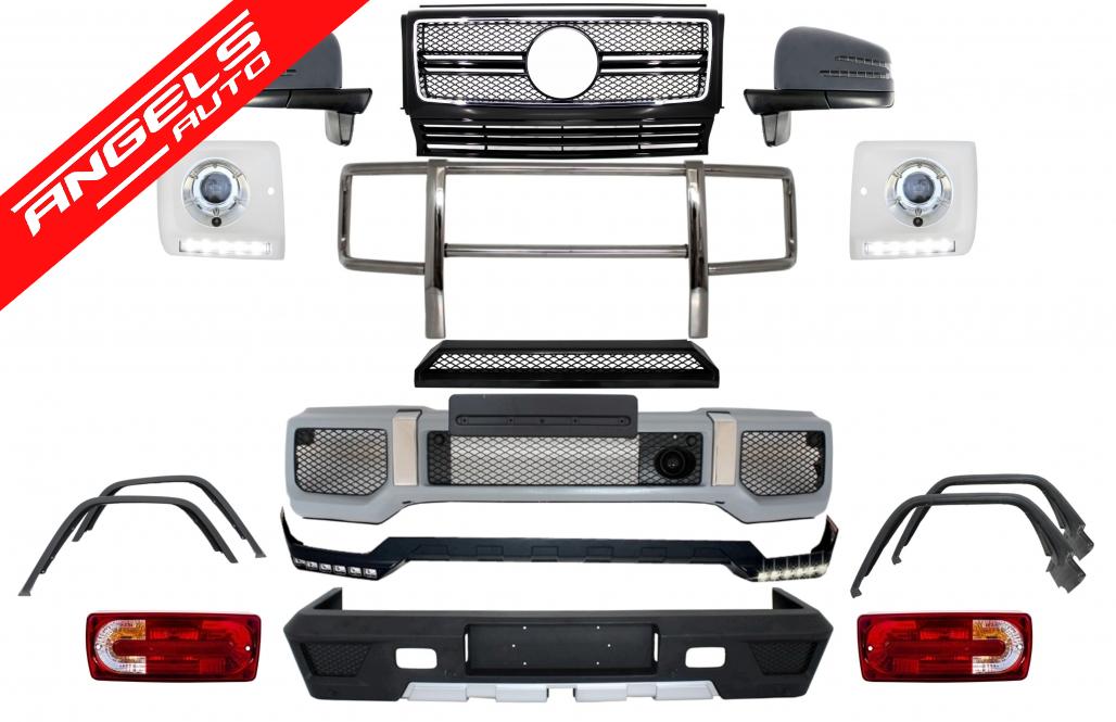 Pachet compatibil cu Mercedes G-Class W463 89-15 Kit G65 G63 AMG Design