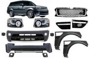 Pachet compatibil cu Range Rover Sport Facelift 05-13 Kit Autobiography cu Faruri