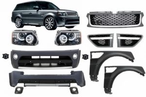 Pachet compatibil cu Range Rover Sport Facelift 05-13 L320 Autobiography Cu Faruri
