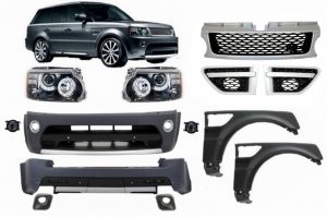 Pachet compatibil cu Range Rover Sport Facelift 05-13 Kit Autobiography cu Faruri